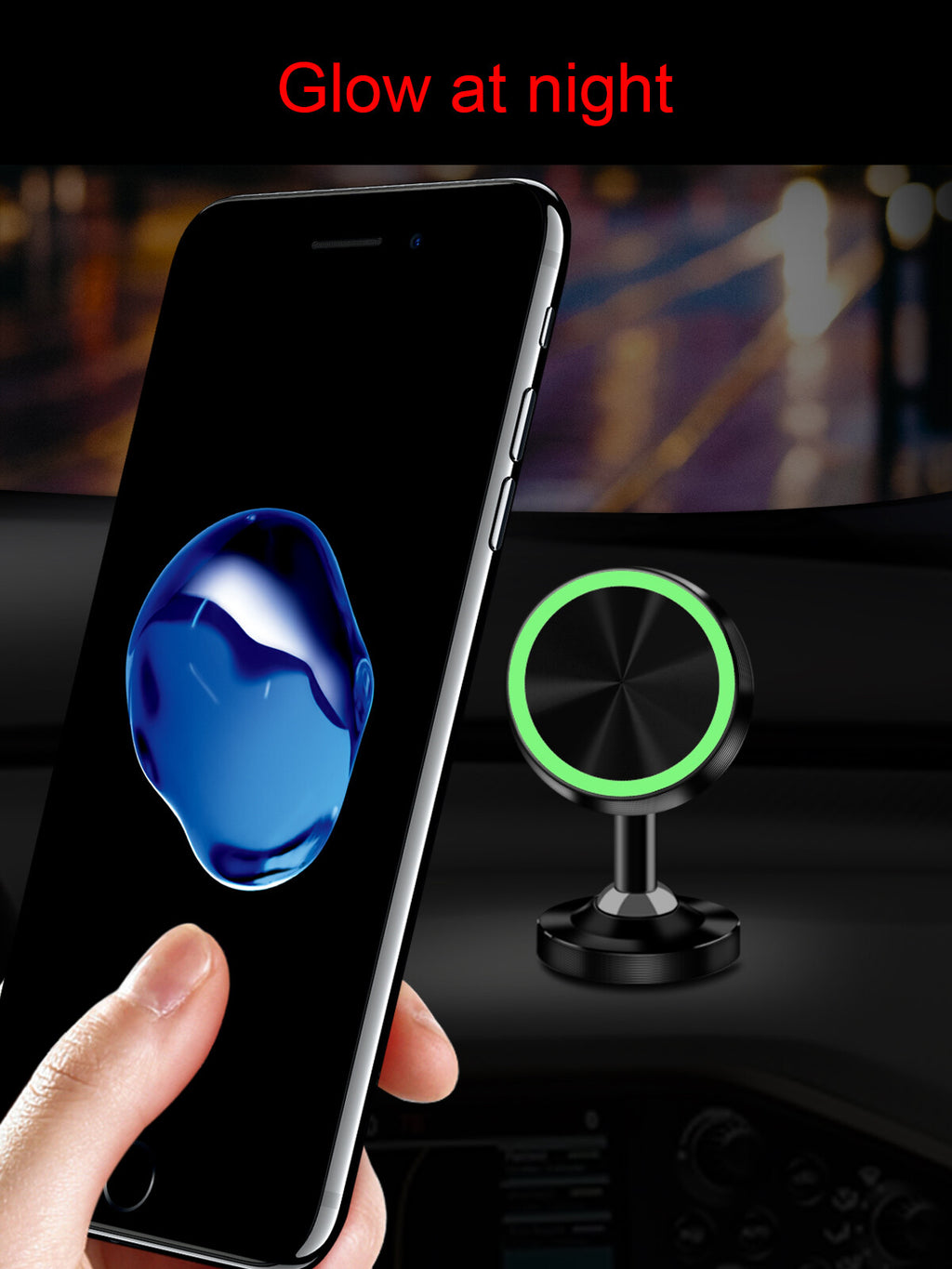 Magnetic Car Phone Holder Mount Plate Dashboard Dash Mobile 360 Black Stick Lot