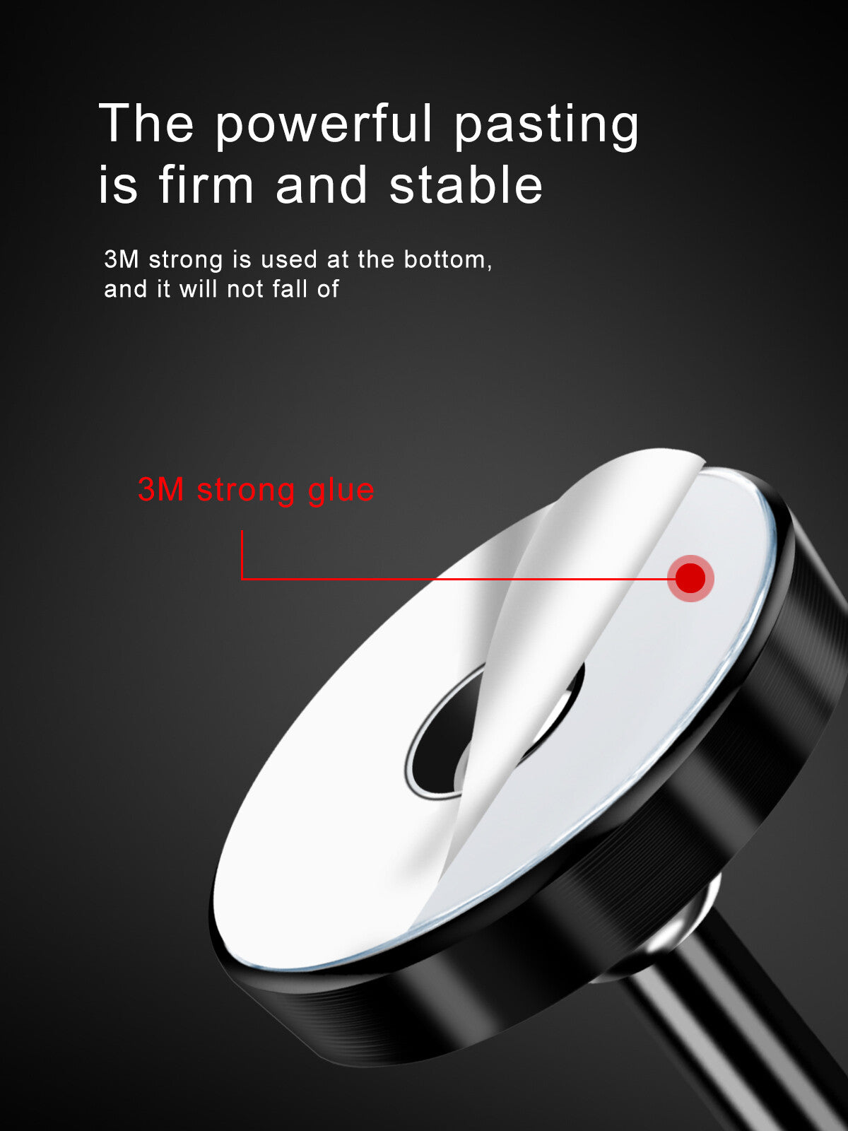 Magnetic Car Phone Holder Mount Plate Dashboard Dash Mobile 360 Black Stick Lot