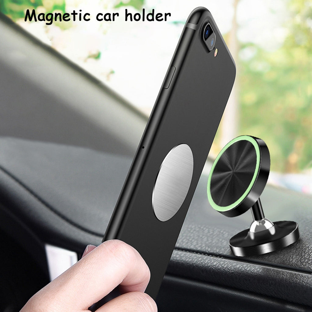 Magnetic Car Phone Holder Mount Plate Dashboard Dash Mobile 360 Black Stick Lot