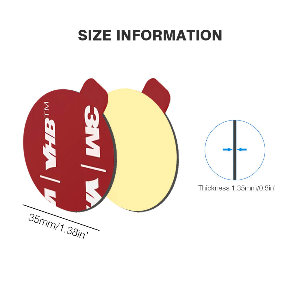 Magnetic Car Phone Holder Mount Plate Dashboard Dash Mobile 360 Black Stick Lot