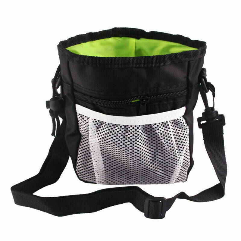 New Dog Training Treat Pouch Bag Pet Waist Bum Bags Belt Snack Treats Walking UK