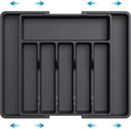Expandable Plastic Cutlery Tray - Kitchen Drawer Organiser